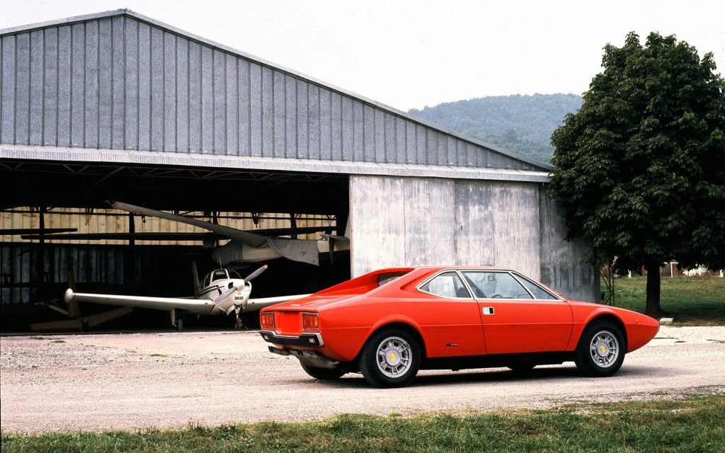 Dino 208 GT4 rear three quarter