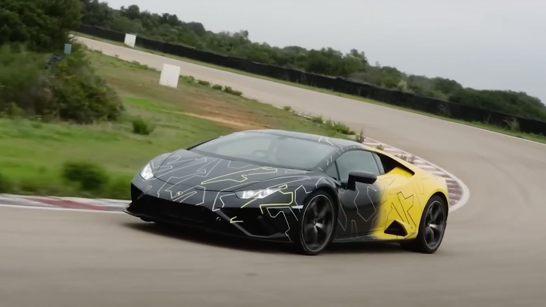 Lamborghini Unveils Trick Active-Alignment Setup