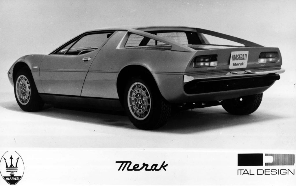 Maserati Merak 2000 GT rear three quarter