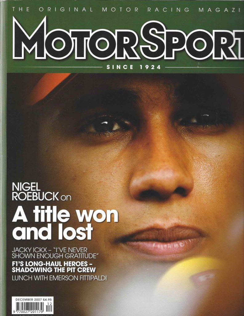 Motor Sport magazine cover