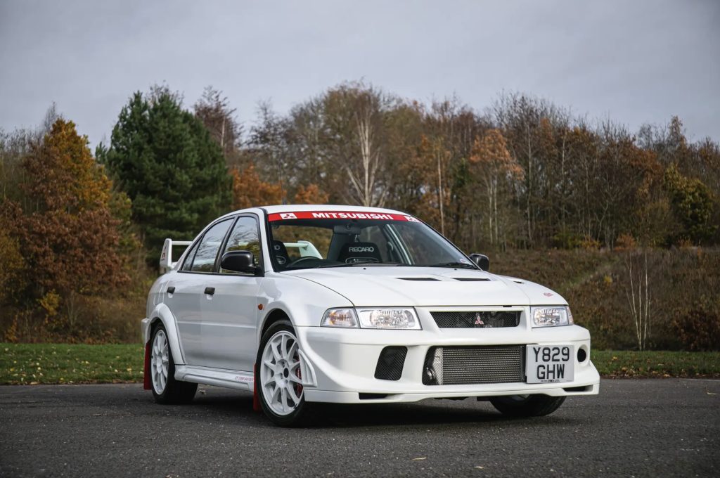 Mitsubishi Evo VI Monte Carlo front 3/4