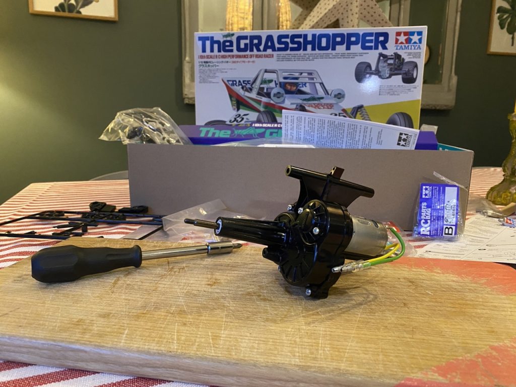 Tamiya Grasshopper RC motor