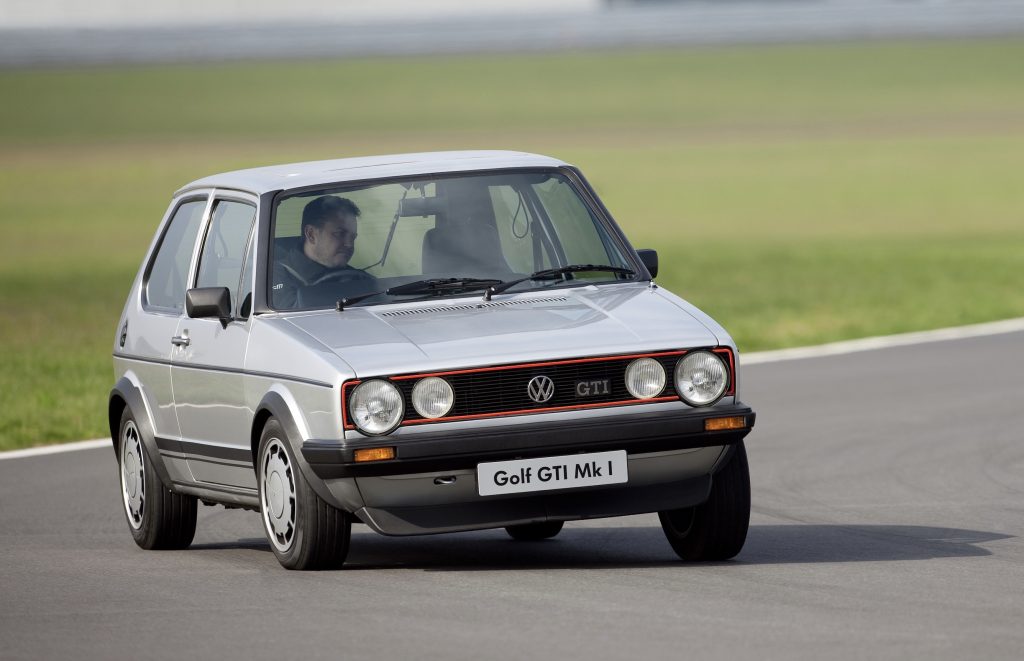 VW Golf GTI Mk I cornering