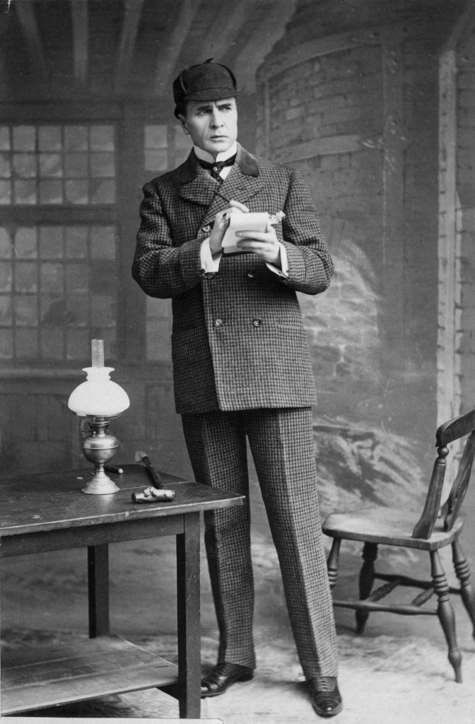 Sherlock Holmes actor William Gillette