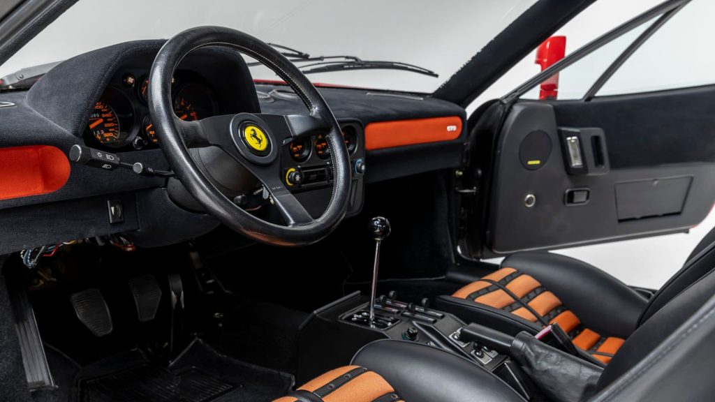 1985 Ferrari 288 GTO interior