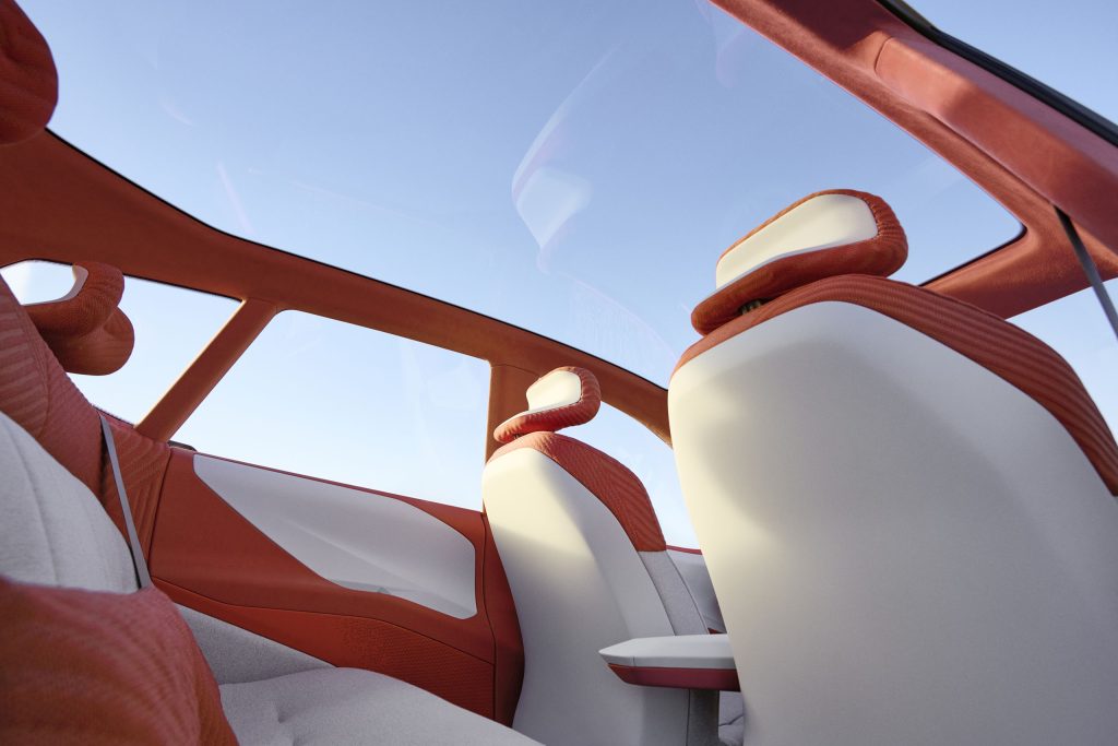 BMW Neue Klasse X interior panoramic sunroof