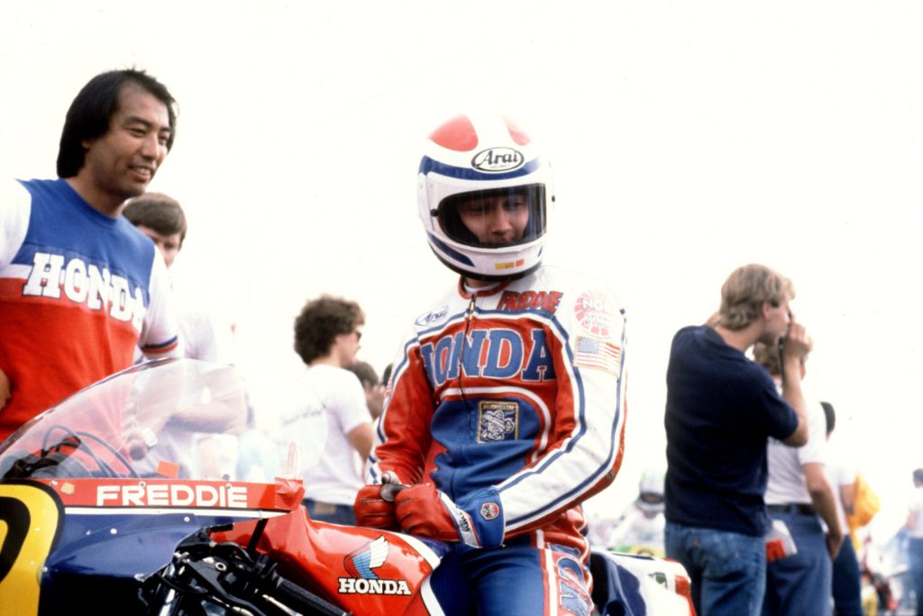 Freddie Spencer Fast Freddie Motorcycle Racer Hodns