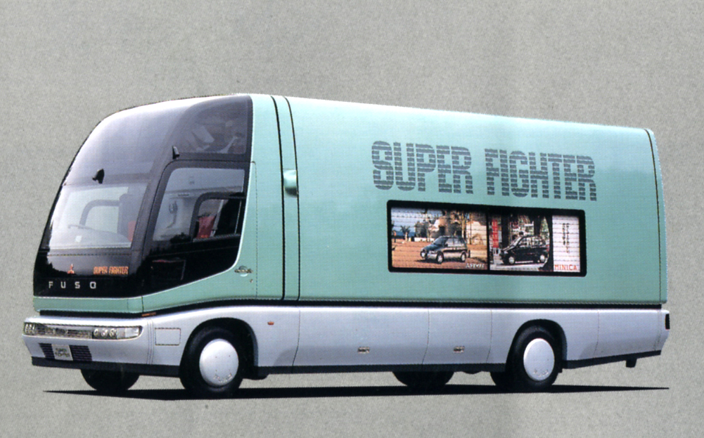 Fuso didn’t show a concept at the 1987 Tokyo show, but it regrouped with the Super Fighter in 1990