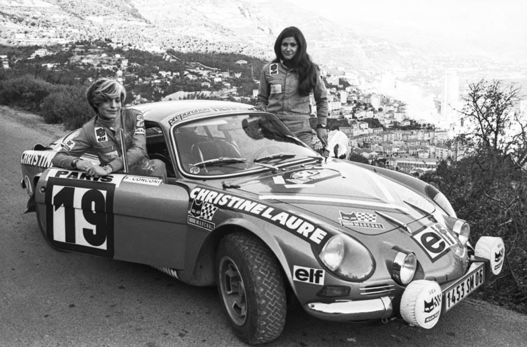 Michèle Mouton and Francoise Conconi Alpine A110