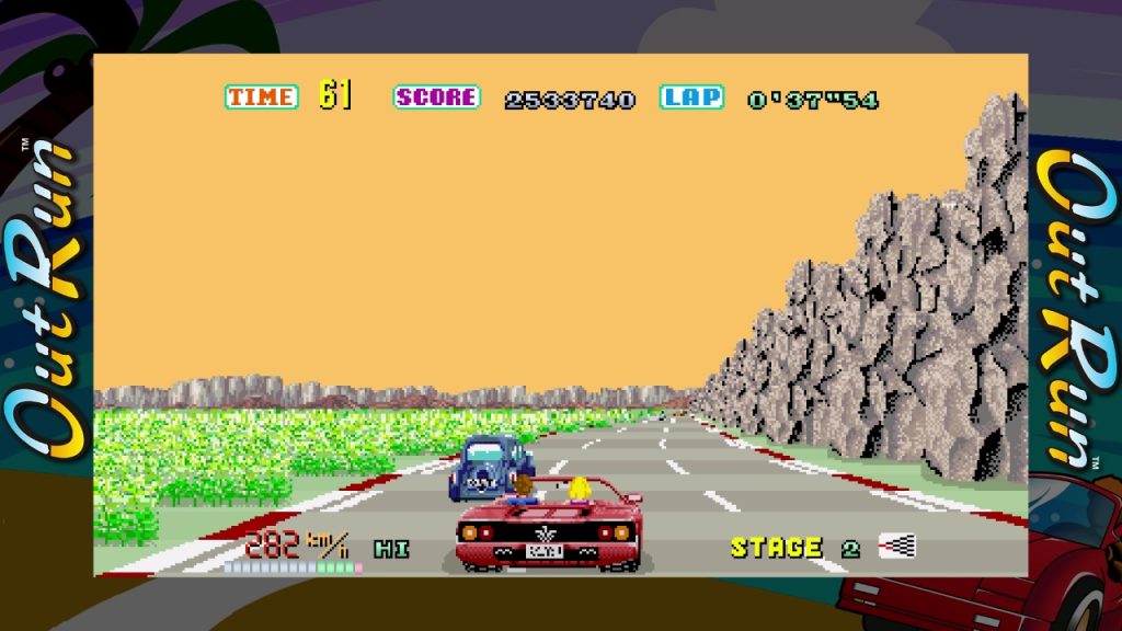 outrun arcade game