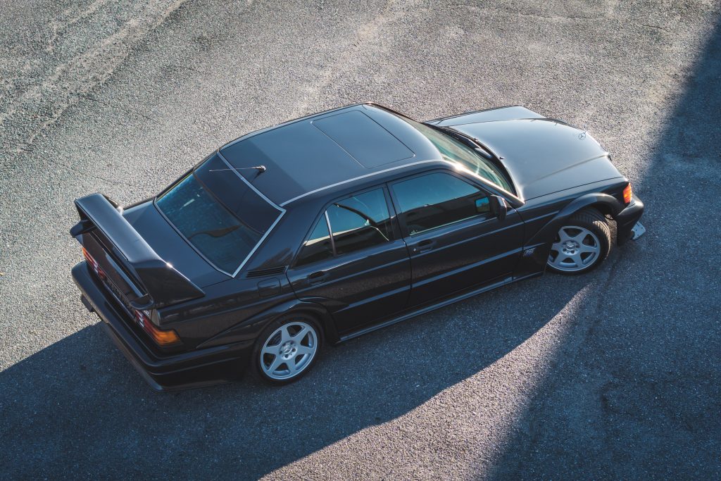 1990-Mercedes-Benz-190E-Evo-II high angle