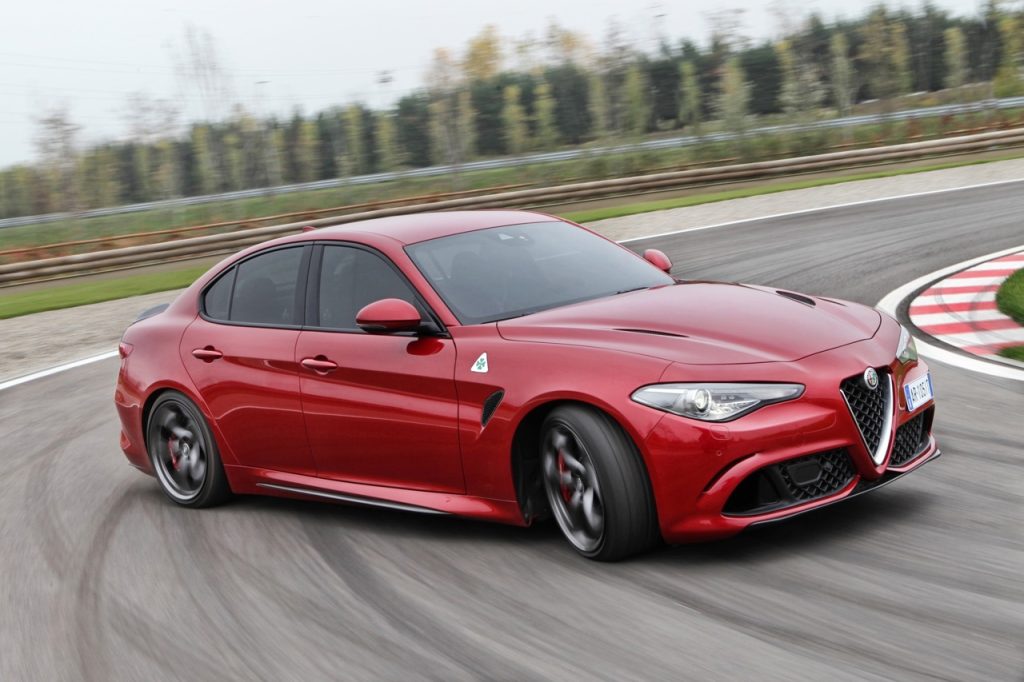 Alfa Romeo Giuila Quadrifoglio power slide