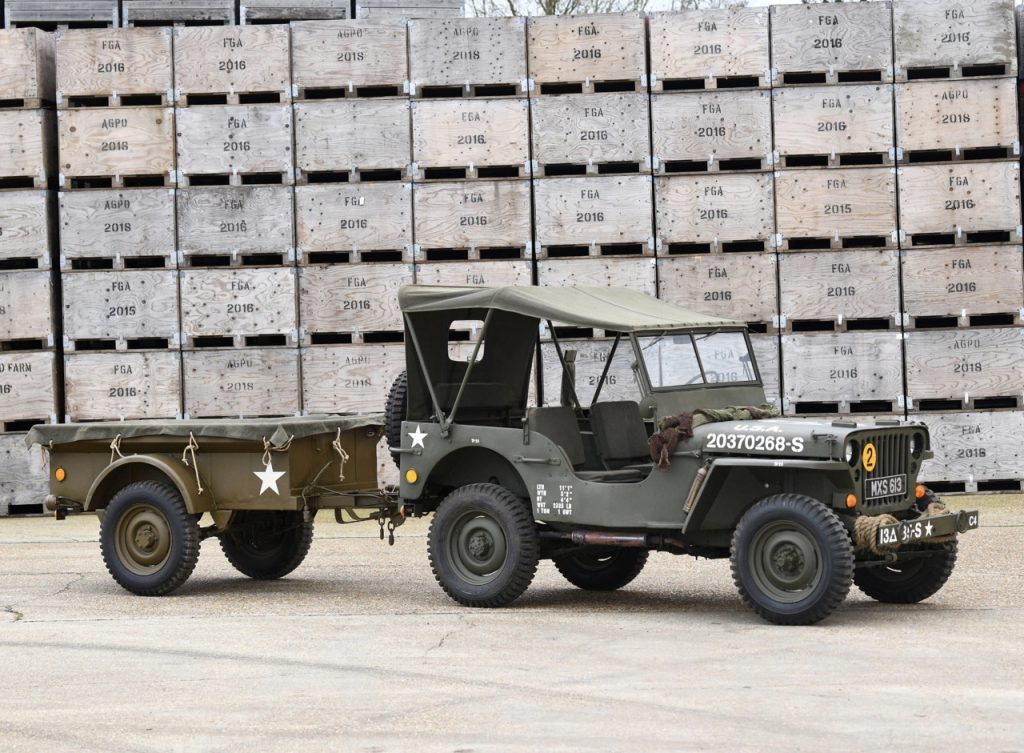 Willys Jeep and trailer