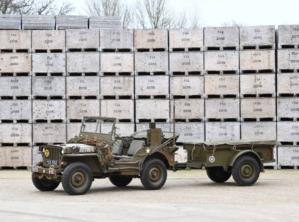 Willys Jeep and trailer