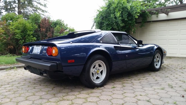 Ferrari 308 rear three quarter