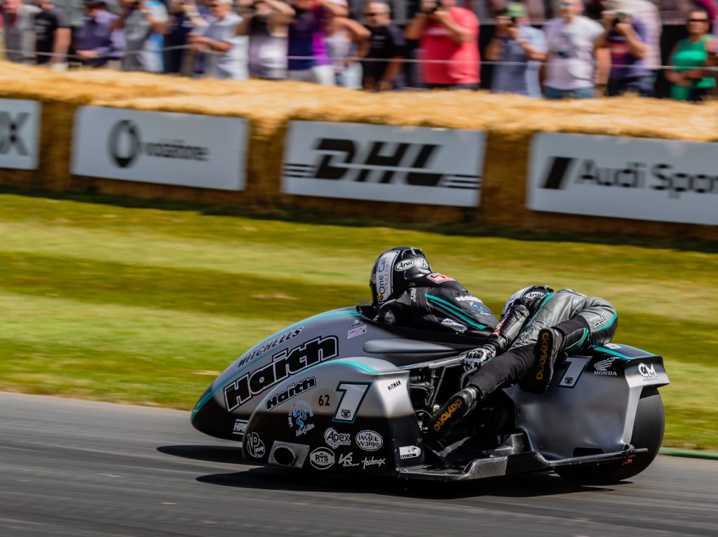motorcycle sidecar racing Goodwood Festival of Speed