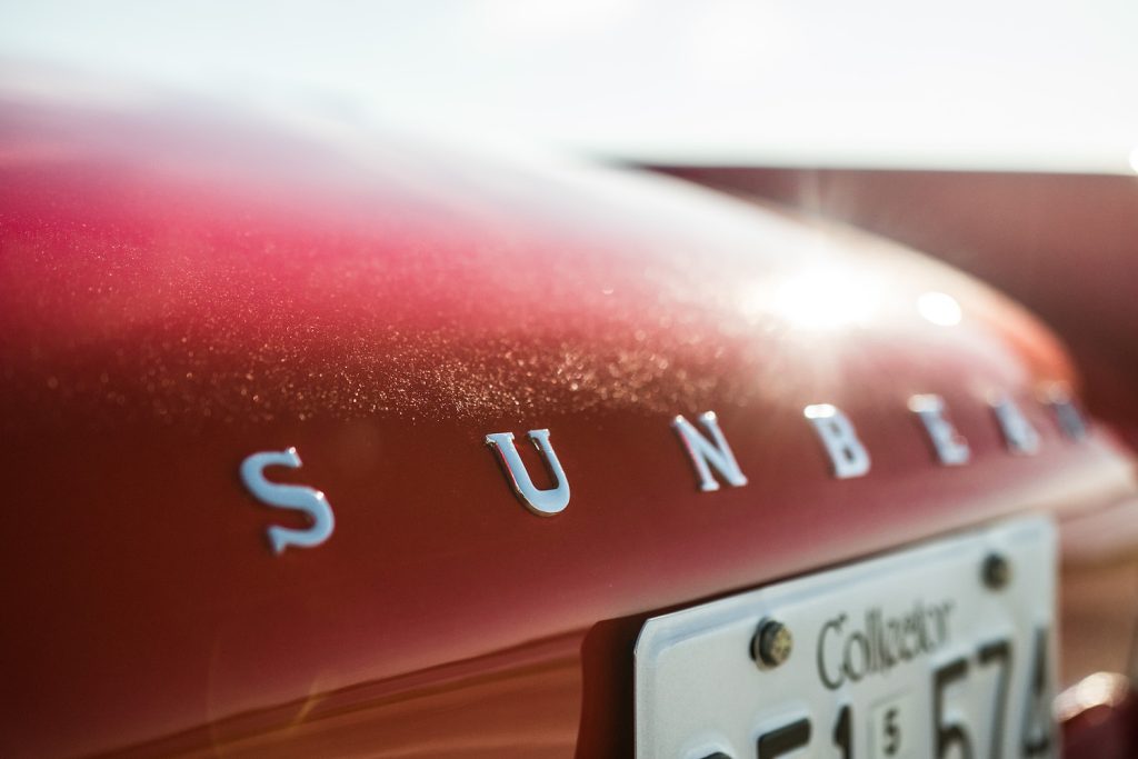 Sunbeam Tiger lettering