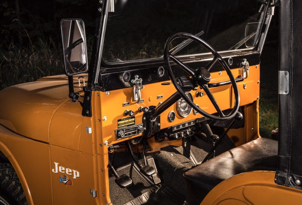 Jeep CJ-5 interior