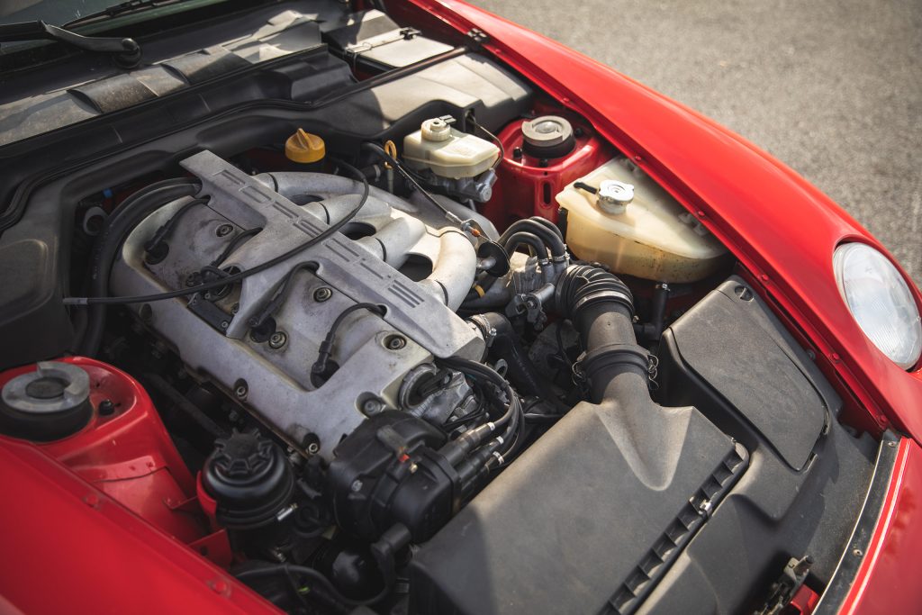 1993 Porsche 968 engine bay