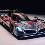BMW Le Mans art car collaboration front three quarter