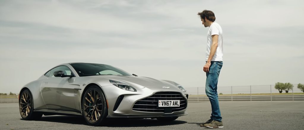 2025 Aston Martin V8 Vantage front 3/4 Henry Catchpole